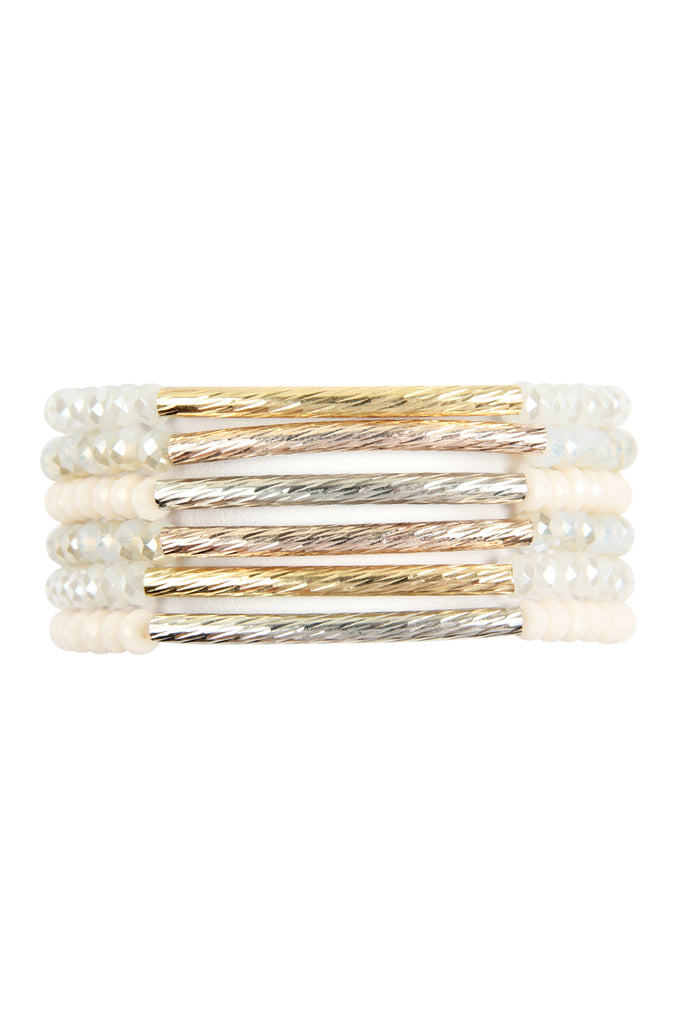 RONDELLE BEADED BRACELET SET