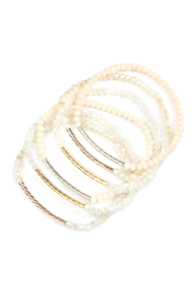 RONDELLE BEADED BRACELET SET