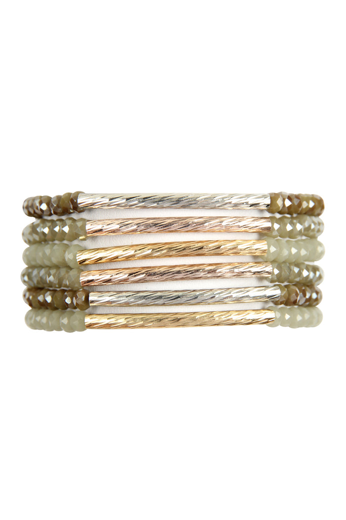RONDELLE BEADED BRACELET SET