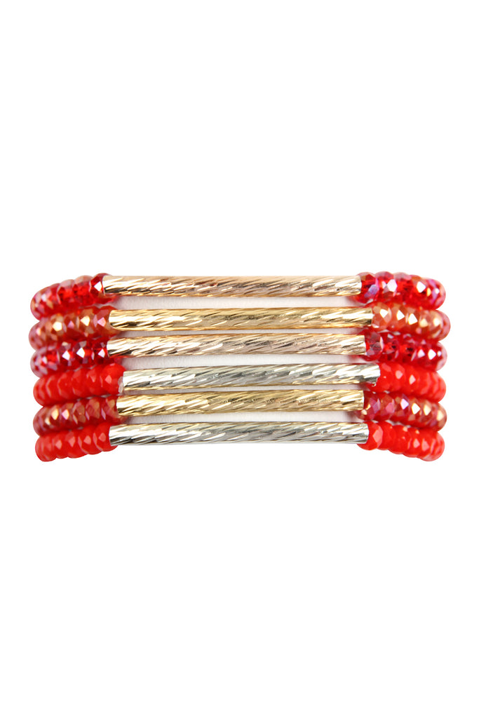 RONDELLE BEADED BRACELET SET