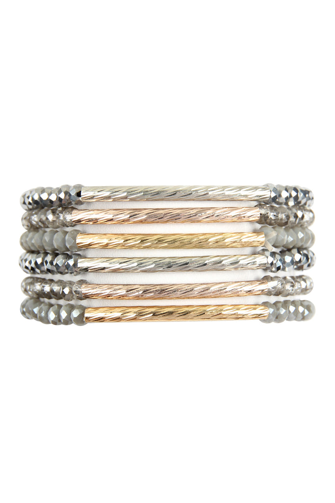 RONDELLE BEADED BRACELET SET