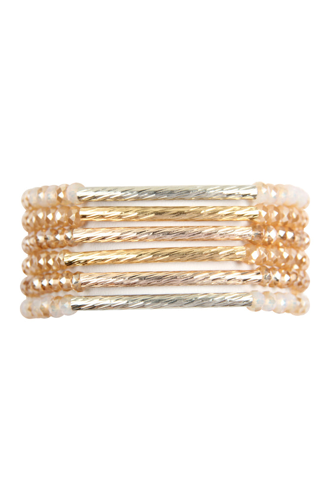 RONDELLE BEADED BRACELET SET