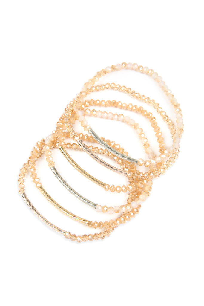 RONDELLE BEADED BRACELET SET