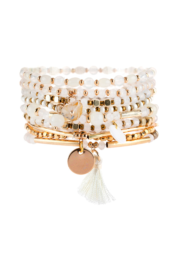 MIX AND MATCH BEADED BRACELETS