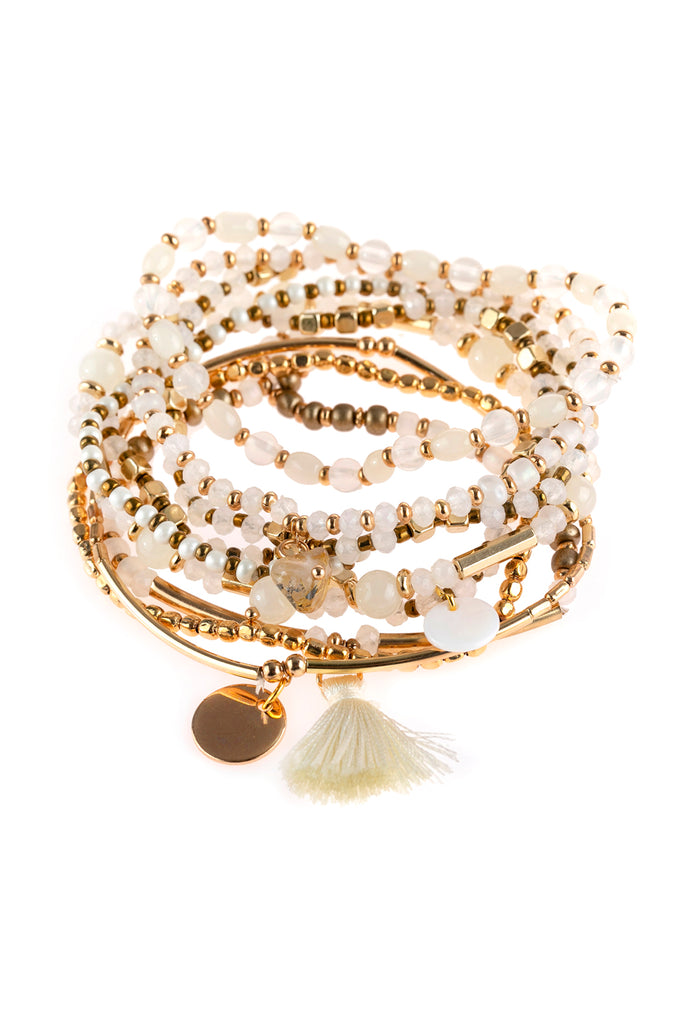 MIX AND MATCH BEADED BRACELETS