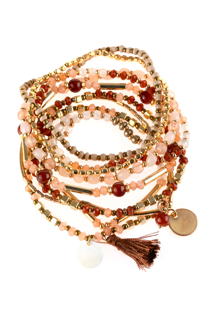 MIX AND MATCH BEADED BRACELETS