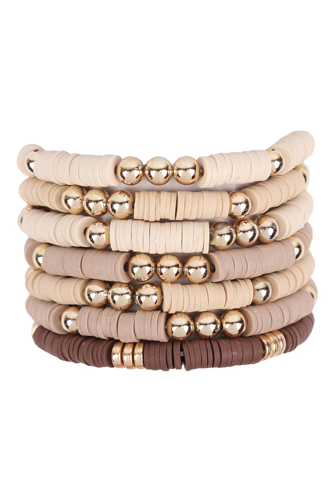 HDB3344 - FIMO MULTI LINE STRECHABLE BRACELET