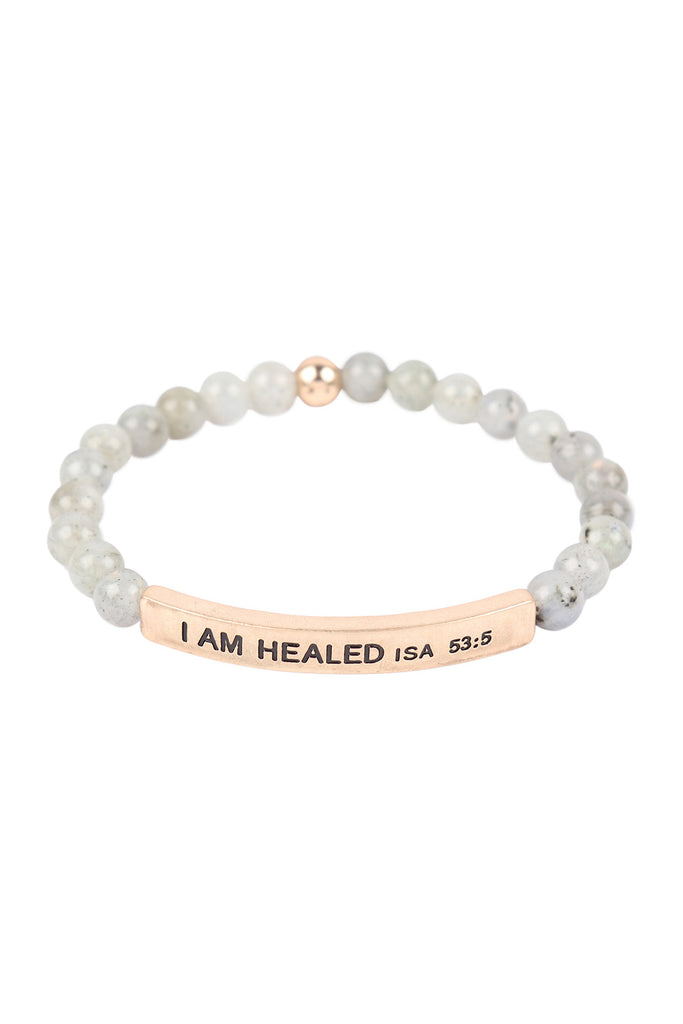 I AM HEALED ISA 53:5 INSPIRATIONAL BRACELET