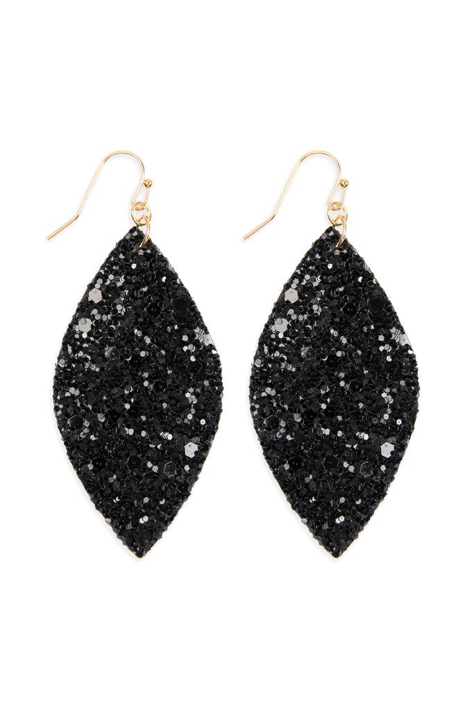 SEQUIN MARQUISE DROP EARRINGS