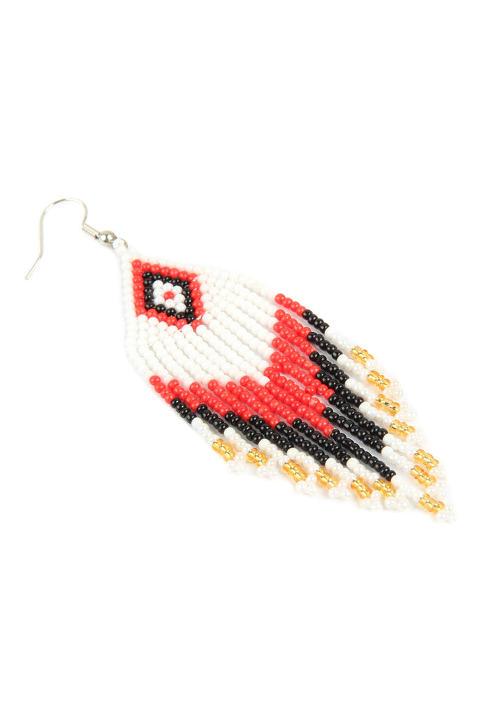 Seed Beads Dangle Earrings
