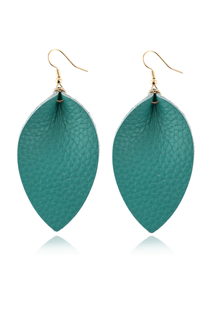 PINCHED TEARDROP HOOK DROP EARRINGS
