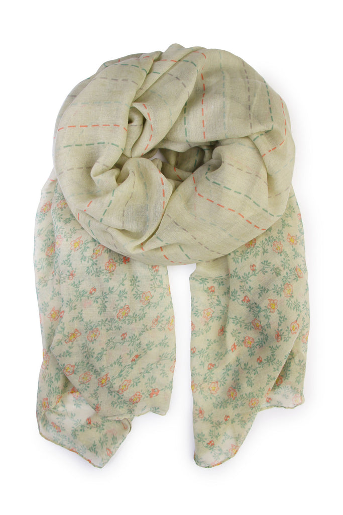 Floral Print Scarf