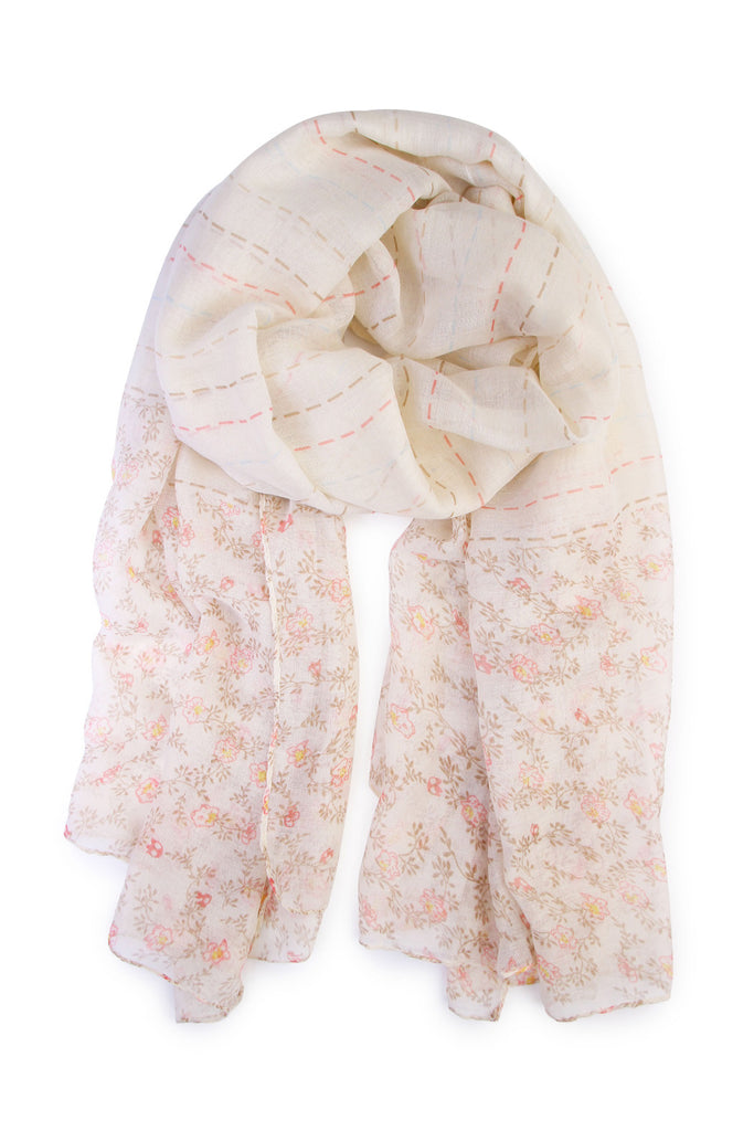 Floral Print Scarf