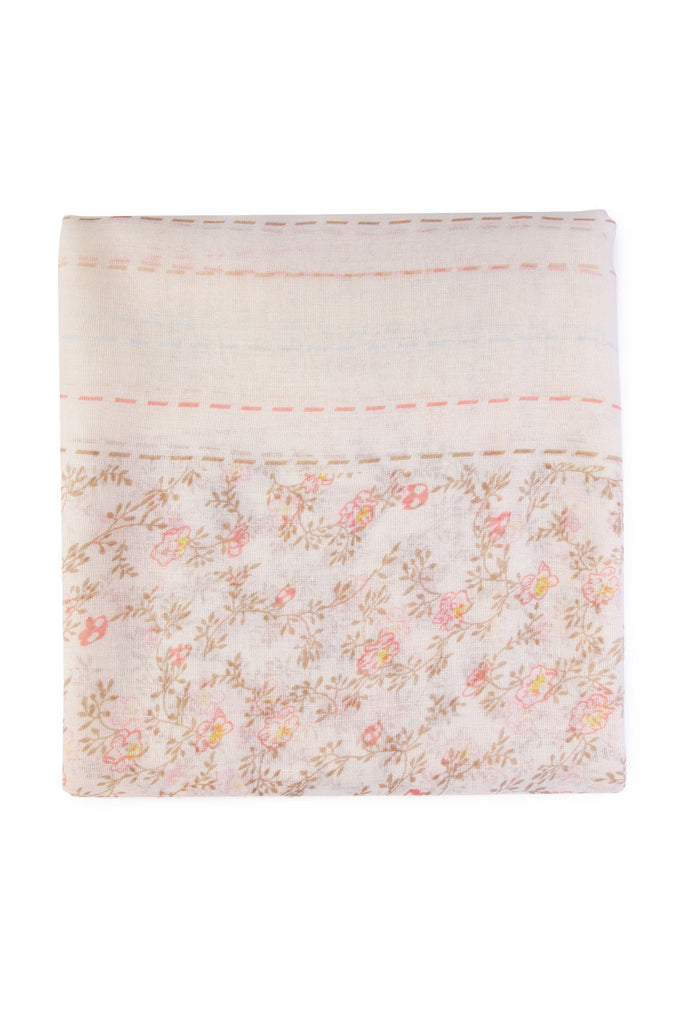 Floral Print Scarf