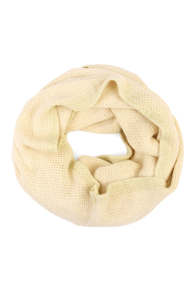 Soft Glitter Infinity Scarf