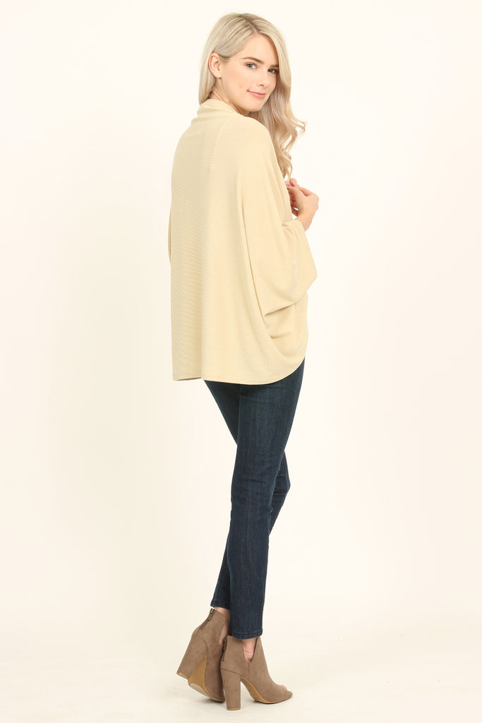 Open Front Dolman Cardigan