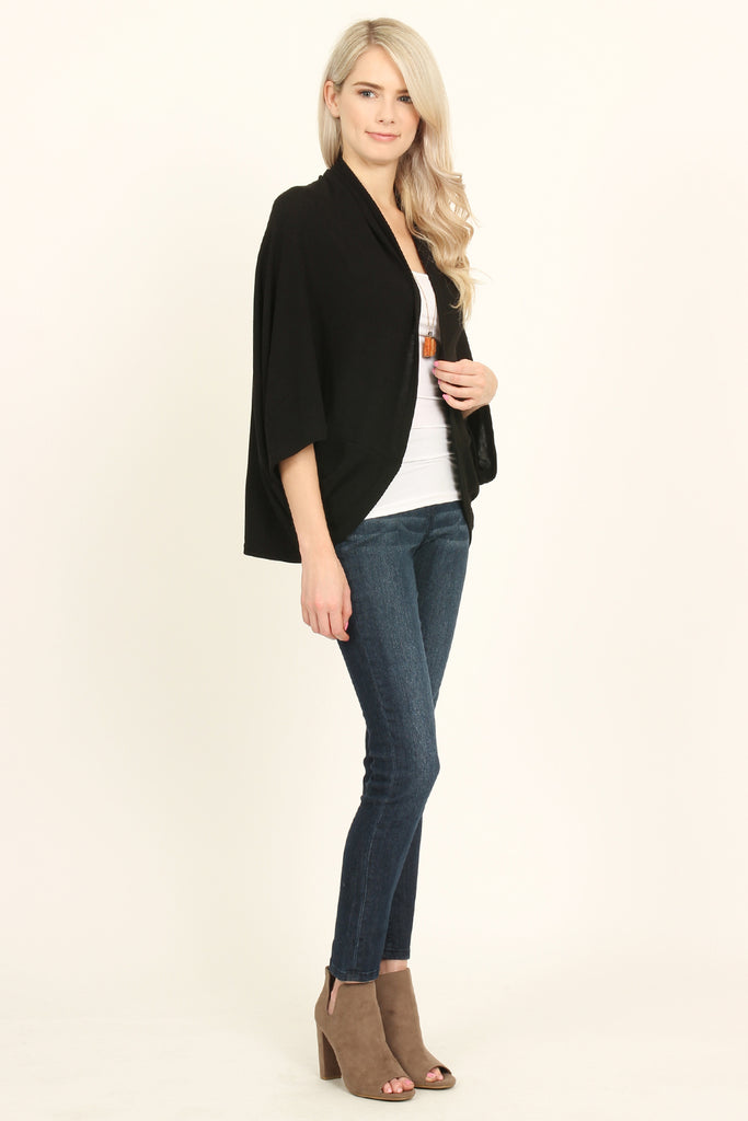 Open Front Dolman Cardigan