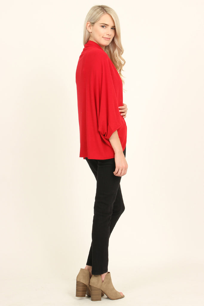 Open Front Dolman Cardigan