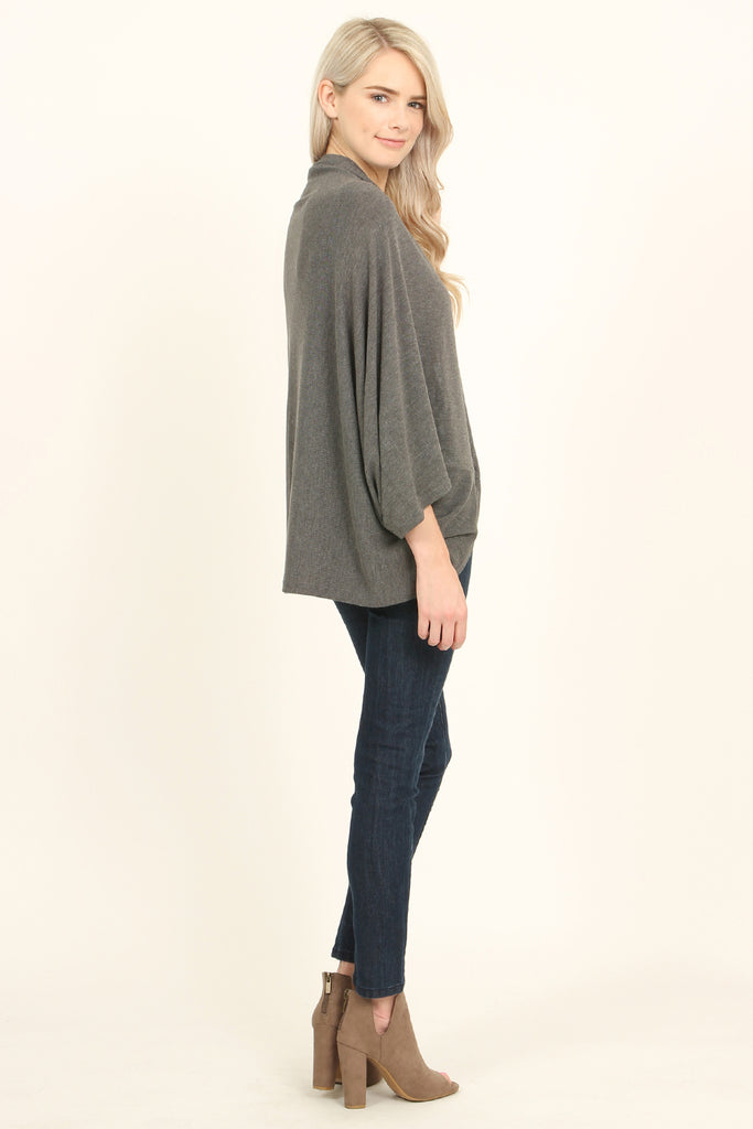 Open Front Dolman Cardigan