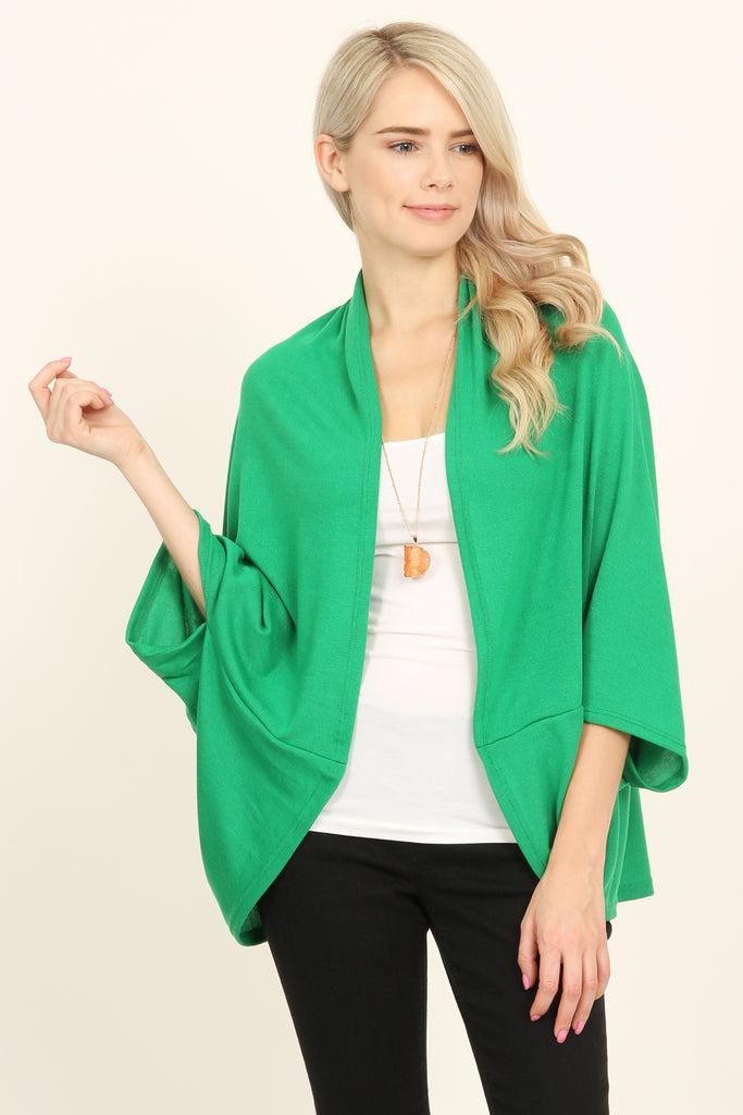 Open Front Dolman Cardigan