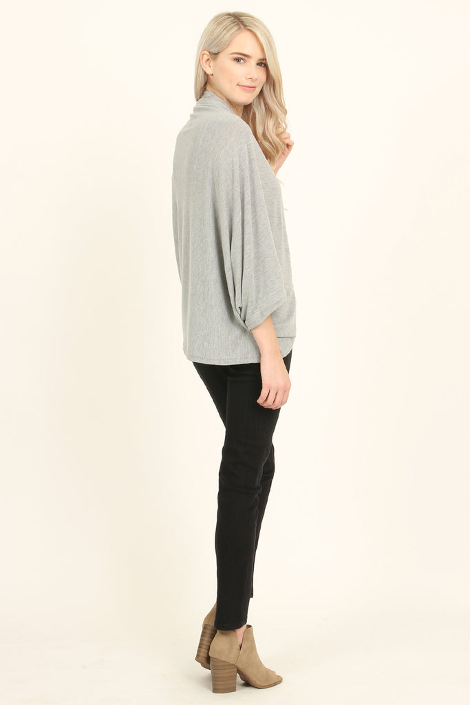 Open Front Dolman Cardigan