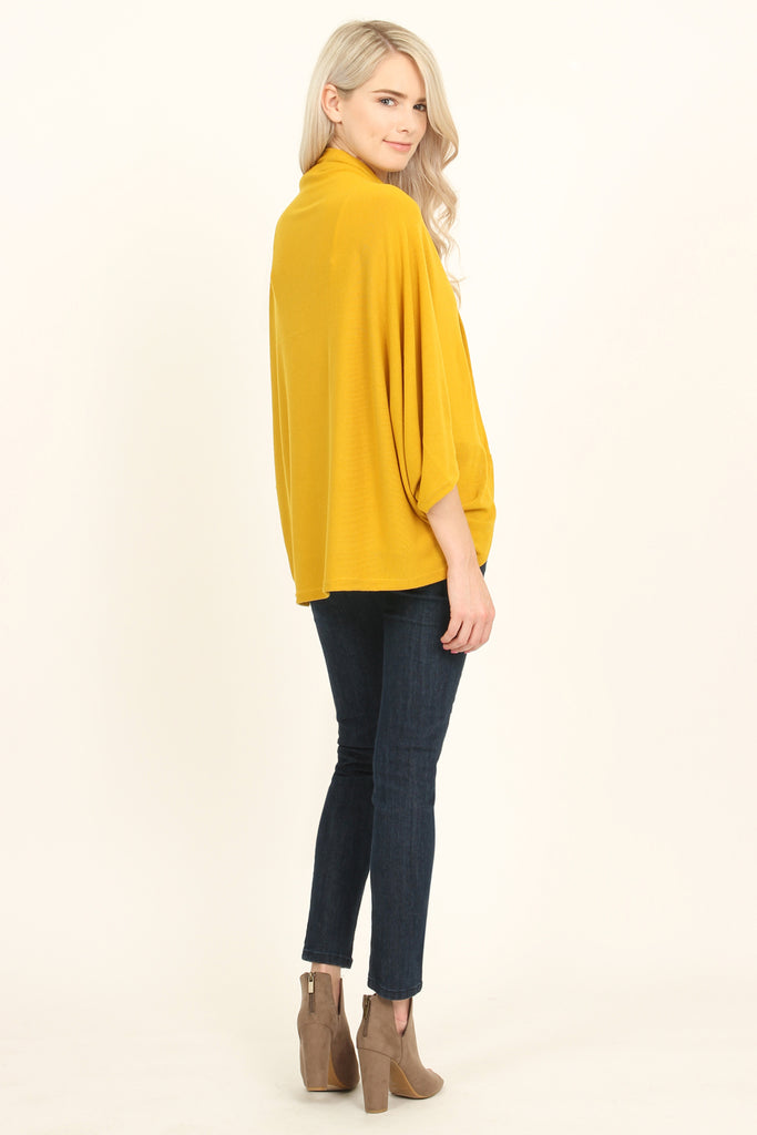 Open Front Dolman Cardigan