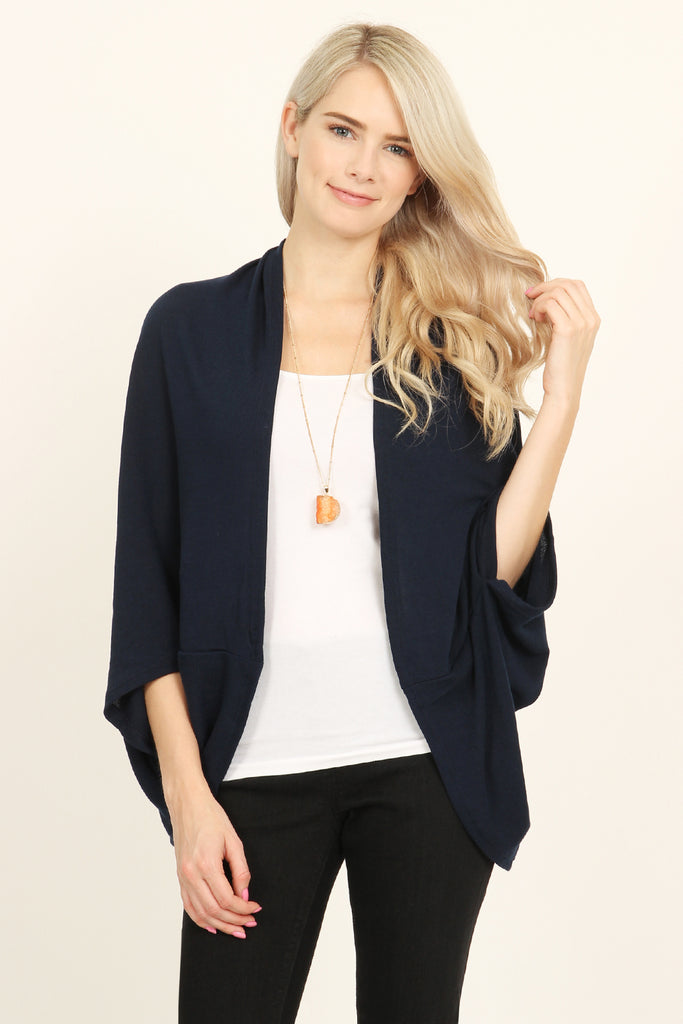 Open Front Dolman Cardigan