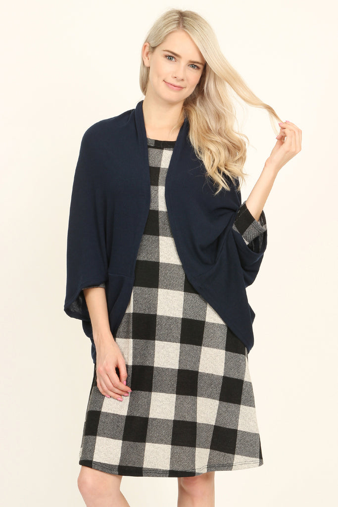 Open Front Dolman Cardigan