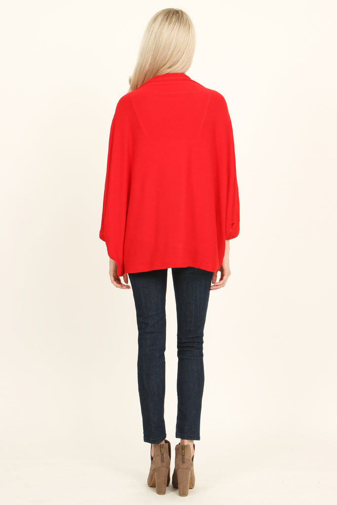 Open Front Dolman Cardigan