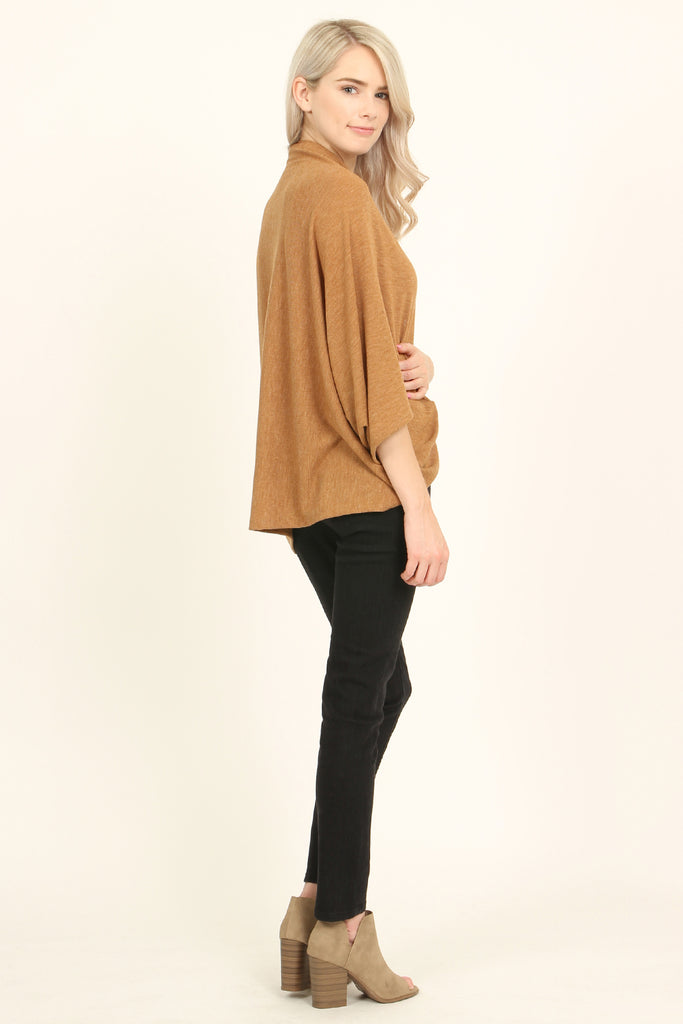Open Front Dolman Cardigan