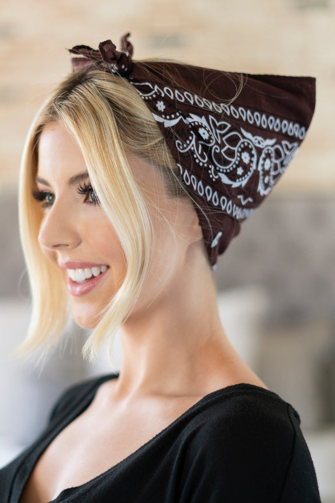 PAISLEY PRINT BANDANA