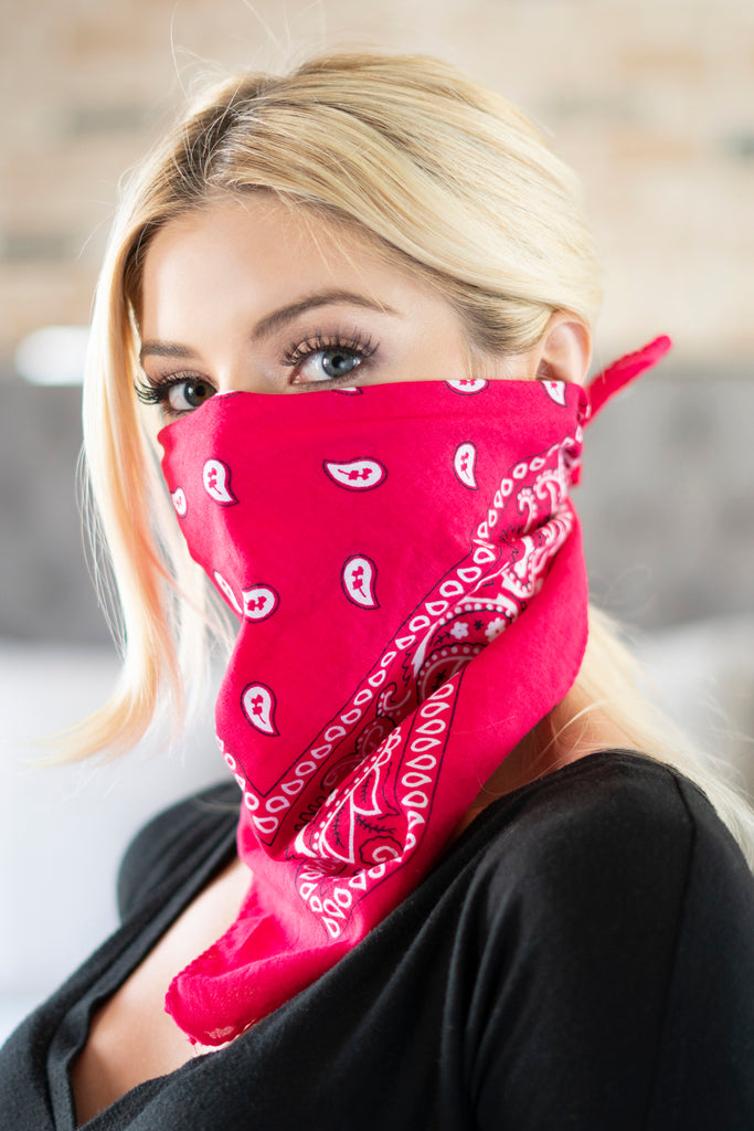 PAISLEY PRINT BANDANA