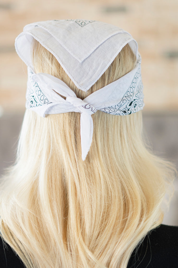 PAISLEY PRINT BANDANA