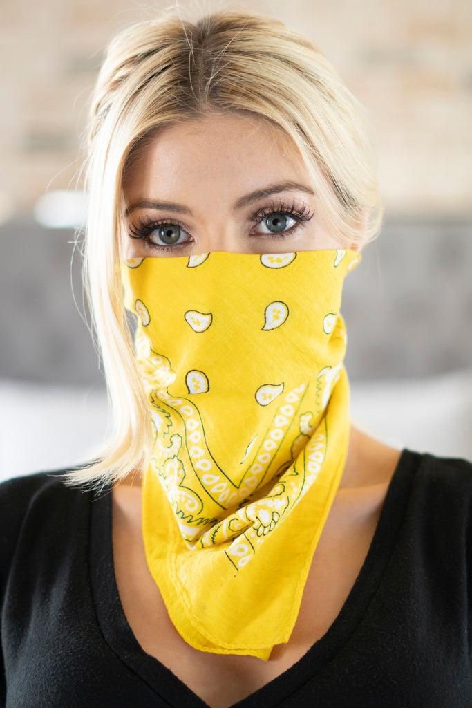 PAISLEY PRINT BANDANA