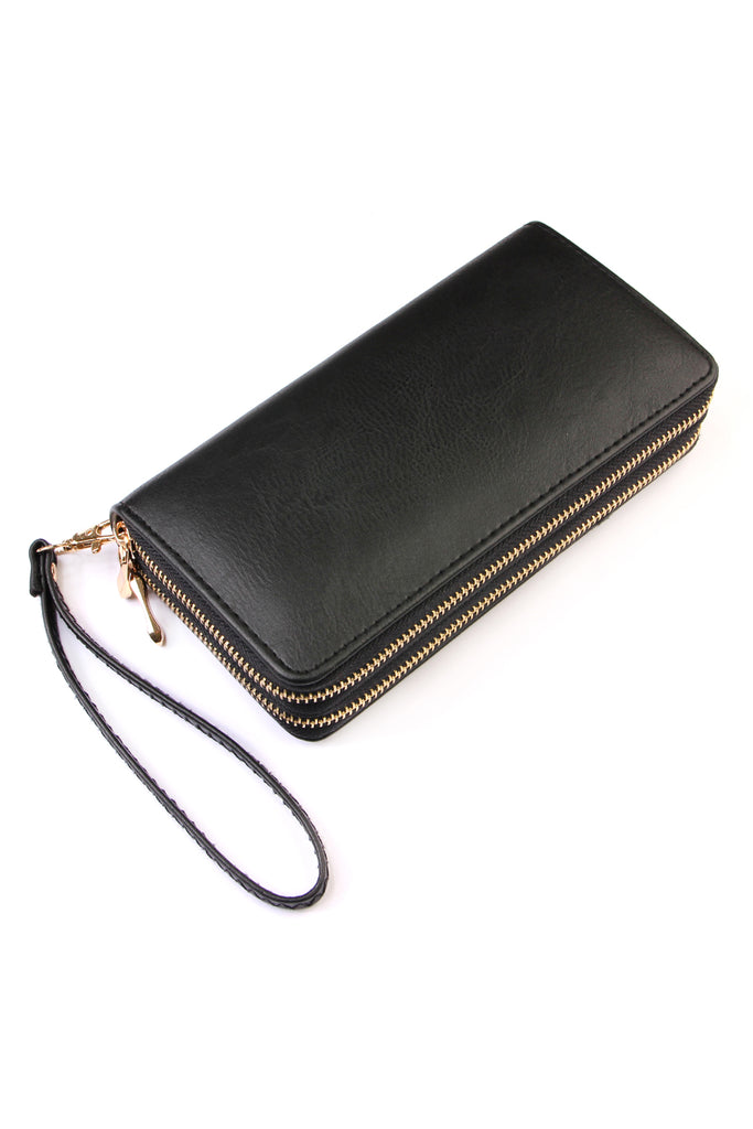 HDG2000 - DOUBLE ZIP AROUND WALLET