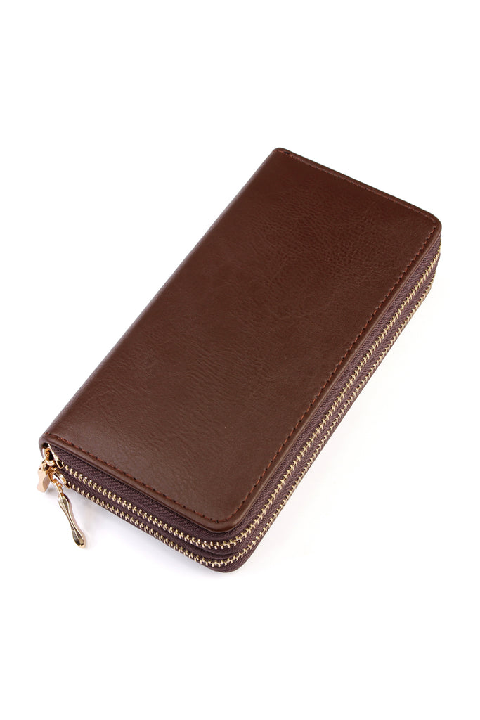 HDG2000 - DOUBLE ZIP AROUND WALLET