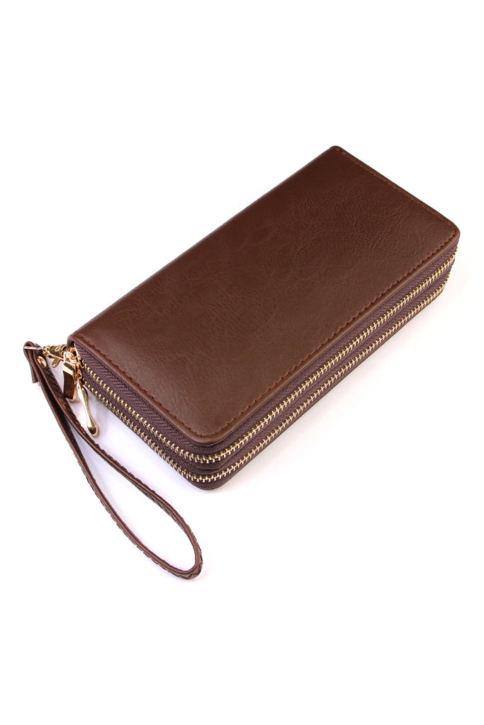 HDG2000 - DOUBLE ZIP AROUND WALLET