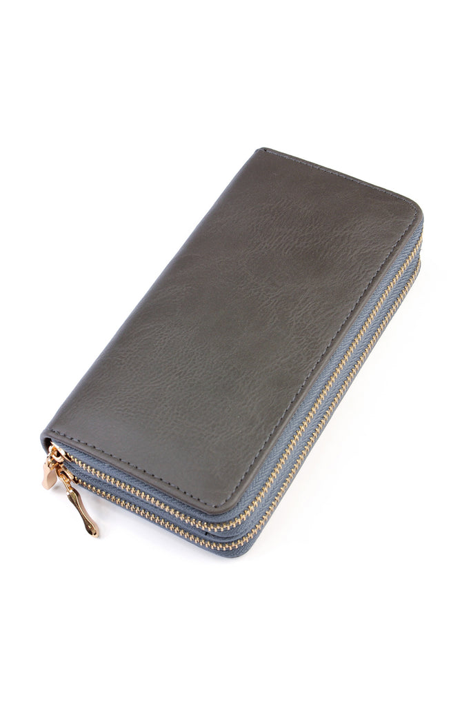 HDG2000 - DOUBLE ZIP AROUND WALLET