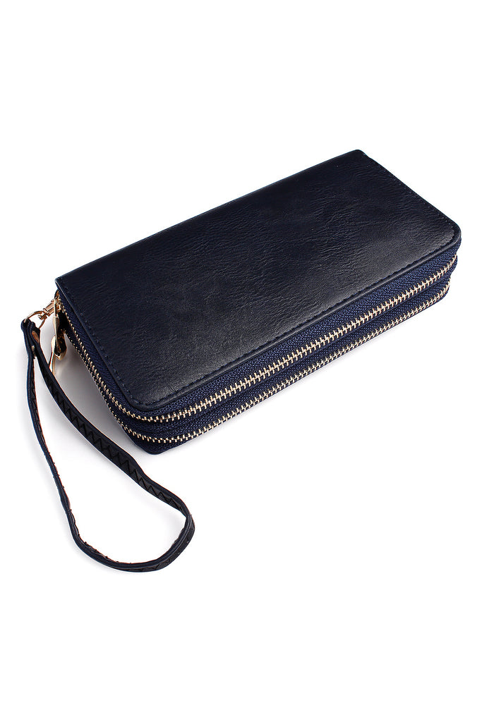 HDG2000 - DOUBLE ZIP AROUND WALLET