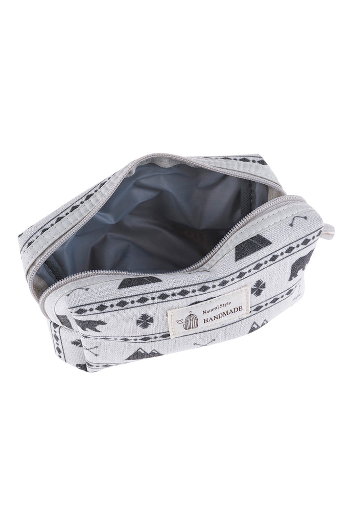 CUTE PRINTED COSMETIC POUCH