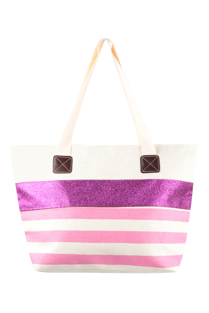STRIPE WOMEN FASHION TOTE BAG