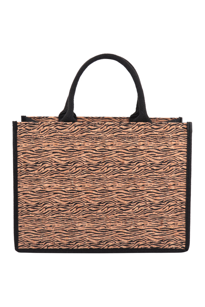 ANIMAL PRINT WOMENS FASHION TOTE BAG