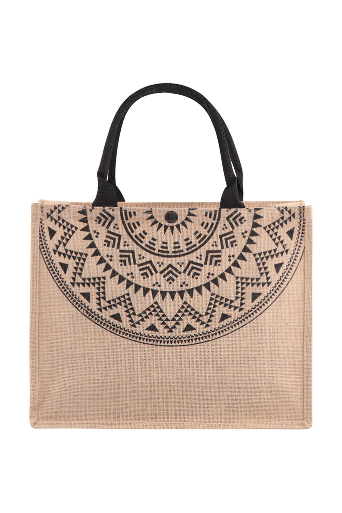 WOMENS FASHION AZTEC PRINT TOTE BAG