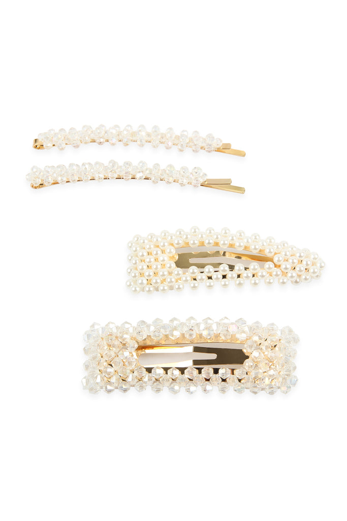 Pearl Hair Barret Sets
