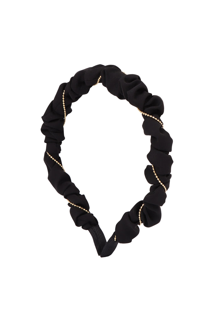 WRINKLY FABRIC HEAD BAND