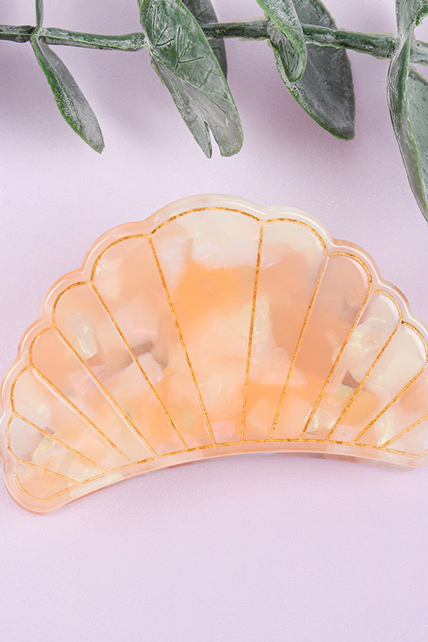 HDH3294 - SEASHELLS HAIR CLAW CLIP