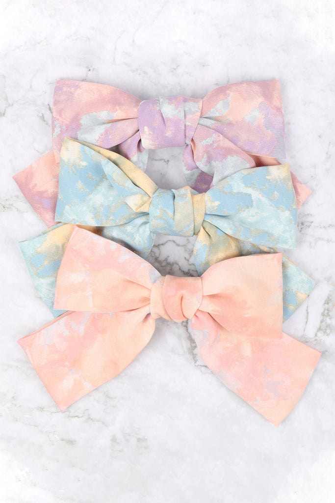 RIBBON TIE DYE HAIR ACCESSORIES