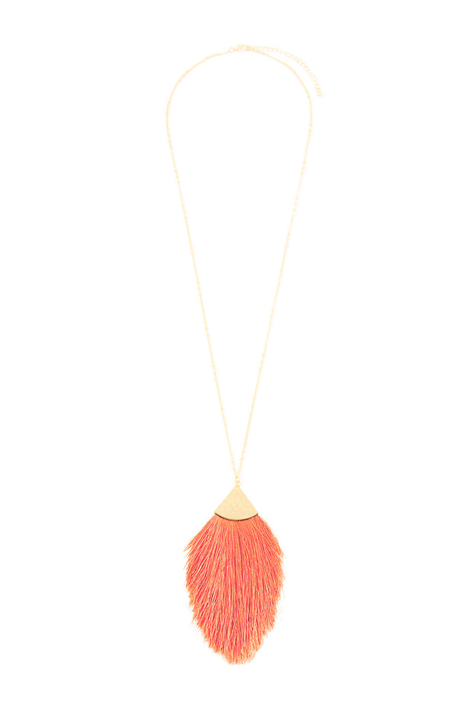 TASSEL PENDANT NECKLACE