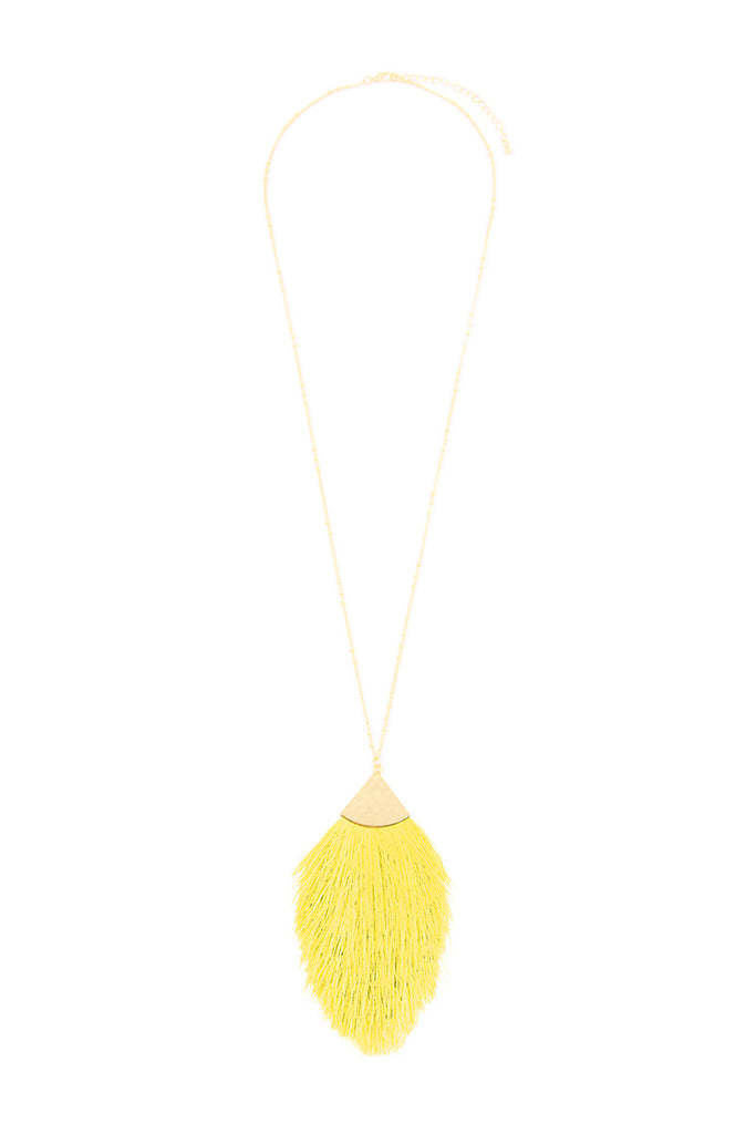 TASSEL PENDANT NECKLACE