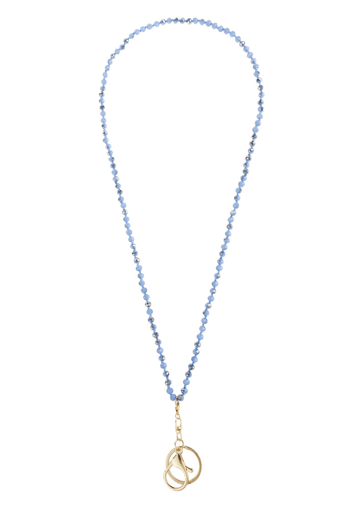 GLASS BEADS LANYARD NECKLACE